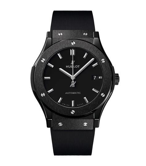 hublot all black watches|hublot black ceramic watch.